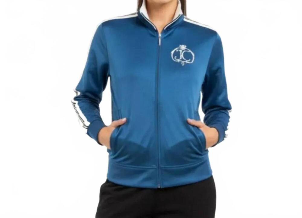 NEW JUICY COUTURE hitch track jacket in blue